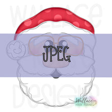 Load image into Gallery viewer, Santa Claus with Glasses JPEG