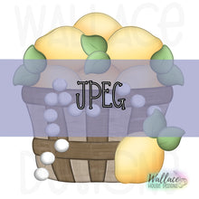 Load image into Gallery viewer, Basket of Lemons JPEG