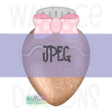 Load image into Gallery viewer, Gingerbread Christmas Light Bulb JPEG