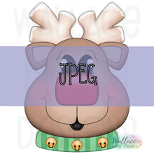 Load image into Gallery viewer, Jingle Bell Reindeer JPEG