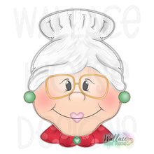 Load image into Gallery viewer, Mrs Claus with Glasses JPEG