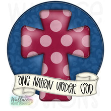 Load image into Gallery viewer, One Nation Under God Cross JPEG