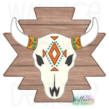 Load image into Gallery viewer, Aztec Bull Skull JPEG
