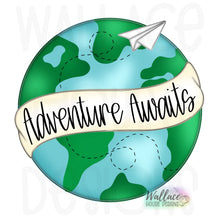 Load image into Gallery viewer, Adventure Awaits Earth Banner JPEG