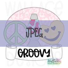 Load image into Gallery viewer, Retro Groovy Frame JPEG
