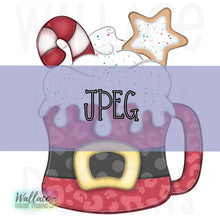 Load image into Gallery viewer, Santas Cookies Mug JPEG