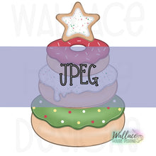 Load image into Gallery viewer, Donut Christmas Tree JPEG