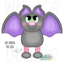 Load image into Gallery viewer, Hangin Bat Ribbon Feet JPEG