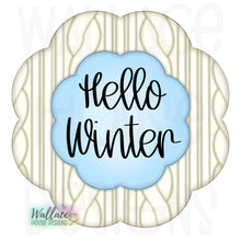 Load image into Gallery viewer, Hello Winter Sweater Frame JPEG