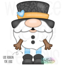 Load image into Gallery viewer, Snowman Gnome Ribbon Legs JPEG