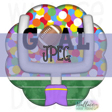Load image into Gallery viewer, GOAL Football Endzone JPEG