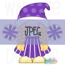 Load image into Gallery viewer, Cheerleader Gnomette Girl JPEG