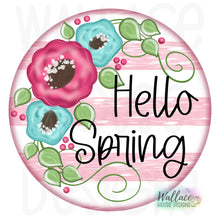 Load image into Gallery viewer, Hello Spring Farmhouse Round Virtual Paint Party