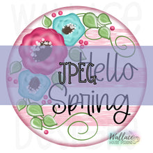 Load image into Gallery viewer, Hello Spring Farmhouse Round Virtual Paint Party