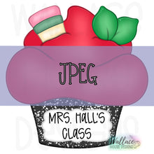 Load image into Gallery viewer, Back to School Cupcake JPEG