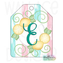 Load image into Gallery viewer, Lemon Monogram Tag JPEG