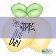 Load image into Gallery viewer, Squeeze The Day Lemons Double Tag JPEG
