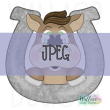 Load image into Gallery viewer, Derby Horse Horseshoe JPEG