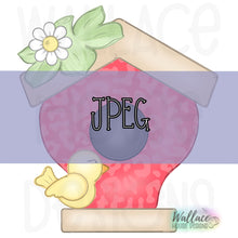 Load image into Gallery viewer, Strawberry Birdhouse JPEG