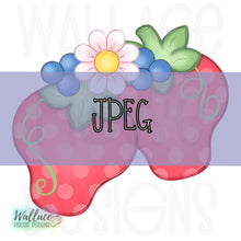 Load image into Gallery viewer, Strawberry Double Tags JPEG