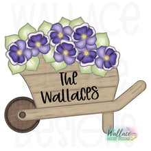Load image into Gallery viewer, Wagon Full of Pansies JPEG