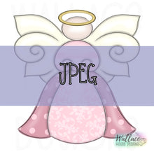 Load image into Gallery viewer, Fabric Holiday Angel JPEG