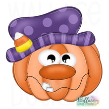 Load image into Gallery viewer, Top Hat Jack O Lantern JPEG