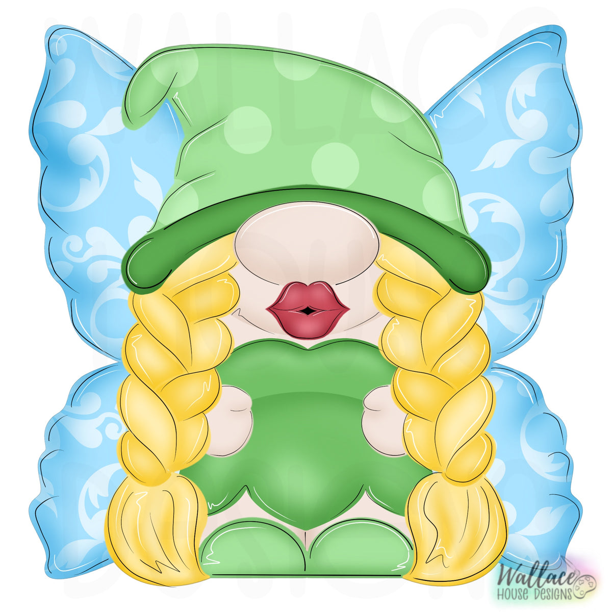 Fairy Girl Gnome Printable Template – wallacehousedesigns