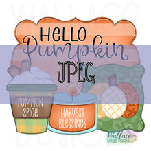 Load image into Gallery viewer, Hello Pumpkin Everything Frame JPEG