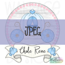 Load image into Gallery viewer, Princess Carriage Banner JPEG