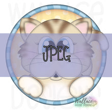 Load image into Gallery viewer, Peekaboo Kitty Cat JPEG