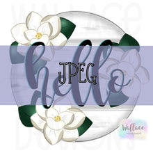 Load image into Gallery viewer, Hello Magnolia Round JPEG