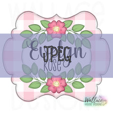 Load image into Gallery viewer, Floral Baby Girl Frame JPEG