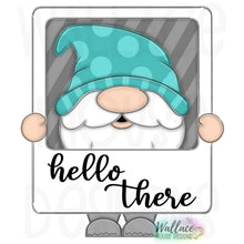 Load image into Gallery viewer, Hello There Polaroid Frame Gnome JPEG