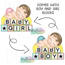 Load image into Gallery viewer, Baby Boy/Girl Toy Blocks Printable Template