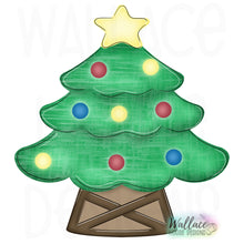 Load image into Gallery viewer, Rustic Farmhouse Christmas Tree JPEG
