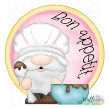 Load image into Gallery viewer, Bon Appetit Gnome Round JPEG