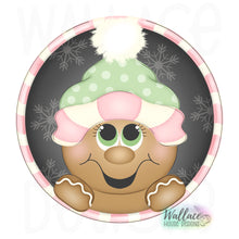 Load image into Gallery viewer, Peekaboo Gingerbread Round JPEG