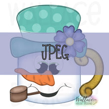 Load image into Gallery viewer, Snowman Mug JPEG