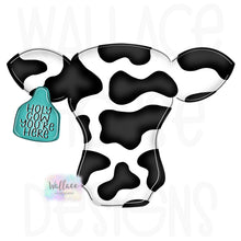 Load image into Gallery viewer, Cow Head with Tag (2pc) JPEG