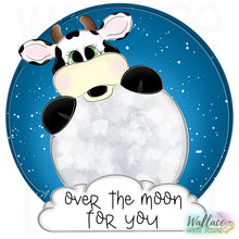 Load image into Gallery viewer, Cow over the Moon Round JPEG