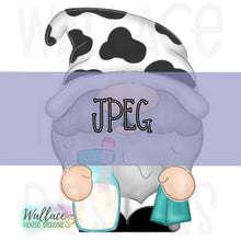 Load image into Gallery viewer, Moo Cow Gnome JPEG