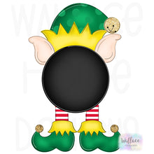 Load image into Gallery viewer, Elf Monogram Ribbon Feet JPEG 2 pc