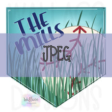 Load image into Gallery viewer, Baseball Softball Home Plate JPEG