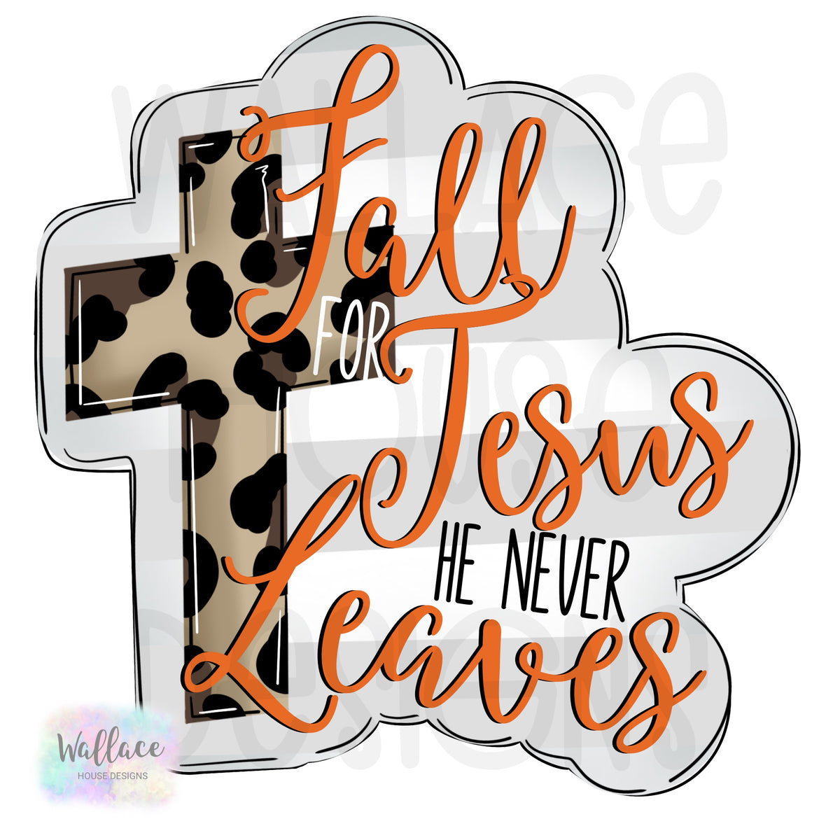 Fall For Jesus Printable Template Wallacehousedesigns