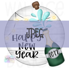Load image into Gallery viewer, Happy New Year Champagne Bottle JPEG