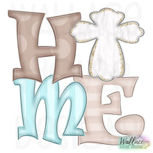 Load image into Gallery viewer, HOME Cross Letter JPEG