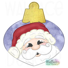 Load image into Gallery viewer, Jolly Santa Christmas Ornament JPEG