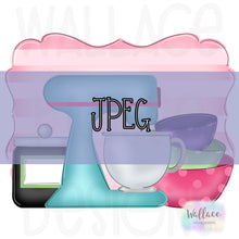 Load image into Gallery viewer, Kitchen Mixer Frame JPEG