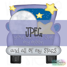 Load image into Gallery viewer, Sun Moon and Stars Truck Bed JPEG